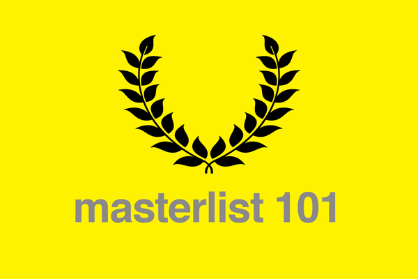 Week 1 - Creating Your MasterList